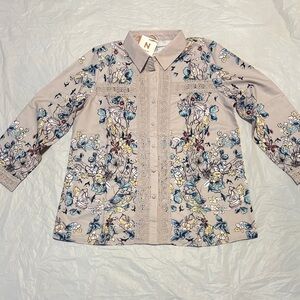 NORACORA NWT Floral Lace Women's Blouse